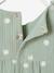 Jumpsuit for Newborn Babies, Embroidery in Cotton Gauze beige+ecru+Light Green/Print 