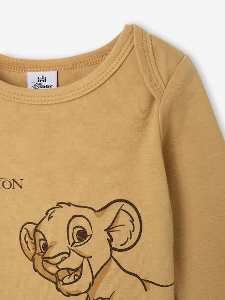 Pack of 2 The Lion King bodysuits for baby curry yellow 