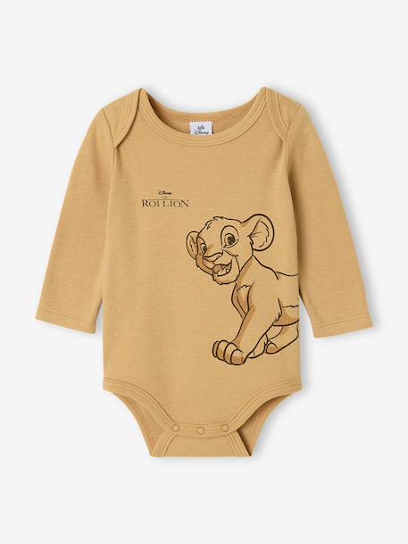 Pack of 2 The Lion King bodysuits for baby curry yellow 