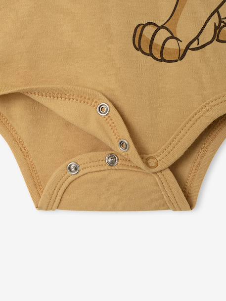 Pack of 2 The Lion King bodysuits for baby curry yellow 