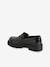 Synthetic loafers for girls black 