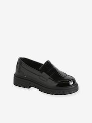 -Synthetic loafers for girls