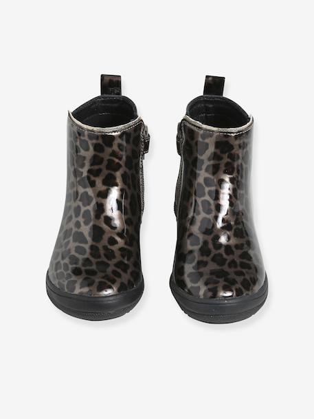 Boots with Zip for Girls, Designed for Autonomy anthracite+black+brown 