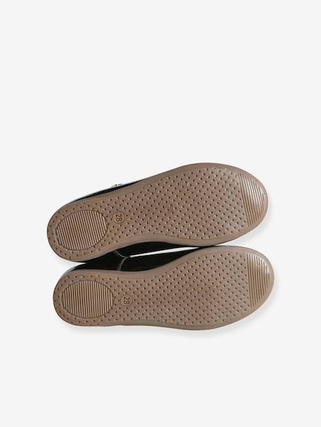 Ballet Pumps for Girls black+gold+printed beige 