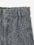 Wide-Leg Paperbag Jeans with Flower Motifs for Girls denim grey+grey+light blue 