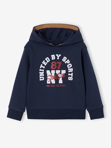 Hooded sports set for boys bordeaux red+ochre+sage green 