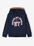 Hooded sports set for boys bordeaux red+ochre+sage green 