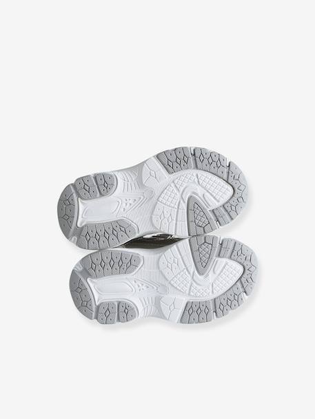 Baby first steps shoes with touch-fastening straps grey 