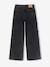 Wide-leg jeans for girls denim grey 