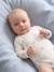 Pack of 5 long-sleeved bodysuits for baby boys sky blue 