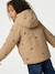 Girl's embroidered lightweight jacket grey green+hazel 