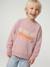 Crewneck sweatshirt for boys pale pink 