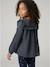 Long-sleeved shirt for girls rosy+slate blue+vanilla 