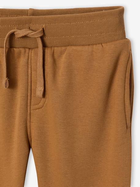 Hooded sports set for boys bordeaux red+ochre+sage green 