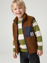 Boys-Striped sweatshirt with crew neck for boys
