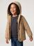 Girl's embroidered lightweight jacket grey green+hazel 