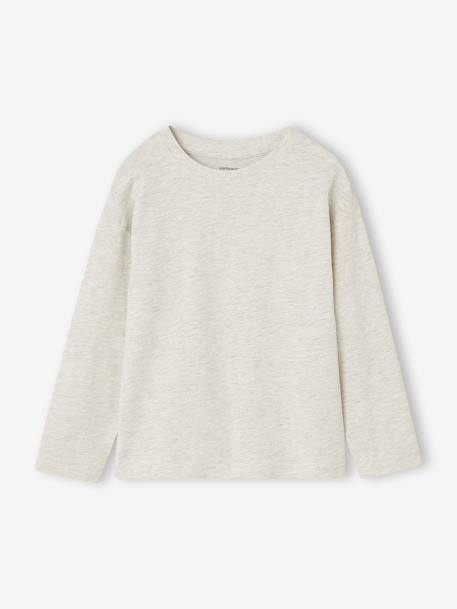 Pack of 3 long-sleeved T-shirts for boys green+royal blue 