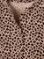 Long-sleeved dress for girls camel 