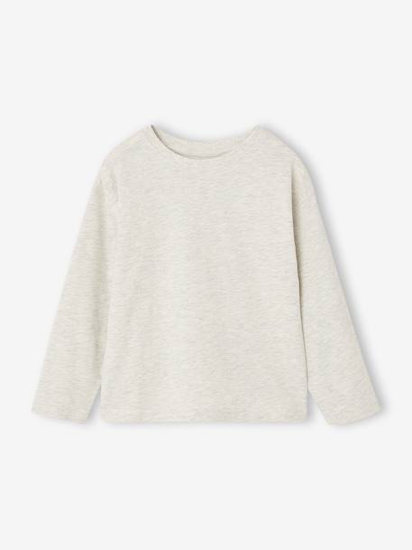 Pack of 3 long-sleeved T-shirts for boys green+royal blue 