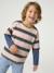 Long-sleeved T-shirt for boys medium blue 
