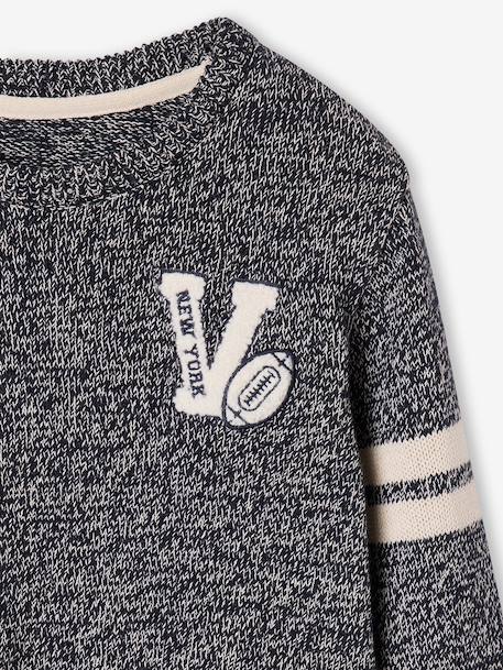 Round-neck long-sleeved jumper for boys set blue 