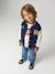 Teddy sweatshirt for boys fir green+navy blue 