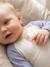 Pack of 2 newborn long-sleeved polo collar bodysuits marl grey 
