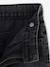 Wide-leg jeans for girls denim grey 