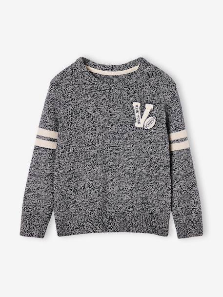 Round-neck long-sleeved jumper for boys set blue 