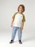 Short-sleeved T-shirt for boys khaki 