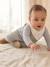 Customisable 3-piece baby set marl grey 