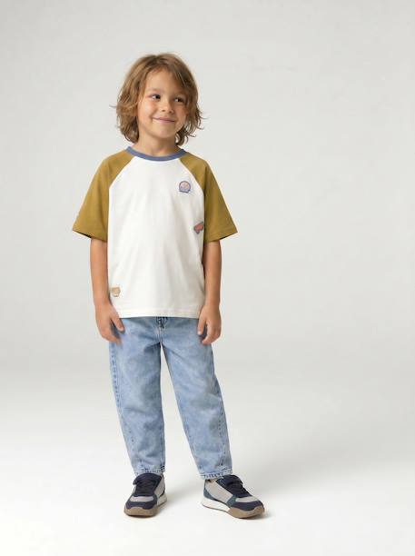 Straight-leg jeans for boys double stone 