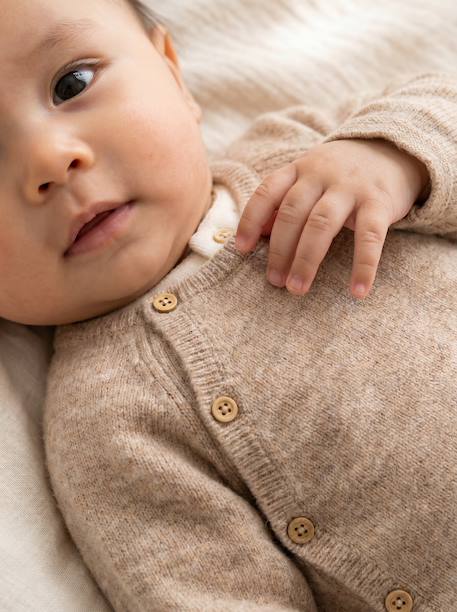 Pack of 3 newborn pieces marl beige 