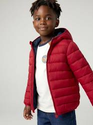 -Light Padded Jacket with Hood for Boys