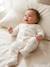 Pack of 2 baby sleepsuits with front opening cappuccino+pale pink+sage green 