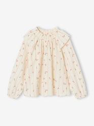 -Long-sleeved blouse for girls