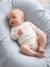 Pack of 5 long-sleeved bodysuits for baby boys sky blue 