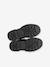 Zip-up synthetic boots for girls black 
