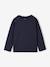Pack of 3 long-sleeved T-shirts for boys green+royal blue 