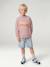 Crewneck sweatshirt for boys pale pink 