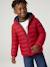 Light Padded Jacket with Hood for Boys black+bordeaux red+emerald green+grey blue+hazel+medium blue+navy blue+olive+pecan nut+red 