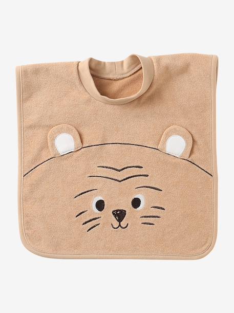 Set of 3 Animals Bibs, Easy to Put On caramel+ecru+sage 