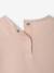 Long-sleeved T-shirt for baby girls grey blue+pale pink 