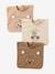 Set of 3 Animals Bibs, Easy to Put On caramel+ecru+sage 