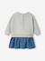 Dress with long sleeves for baby girls stone 