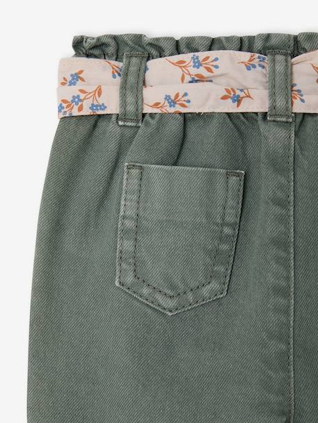 Paperbag trousers for baby girls 6729 