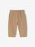Wide trousers for baby beige+emerald green 