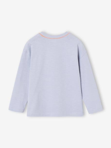 Long-sleeved T-shirt for boys light blue 