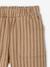 Wide trousers for baby beige+emerald green 