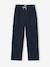Tailored trousers for girls marl grey+navy blue 